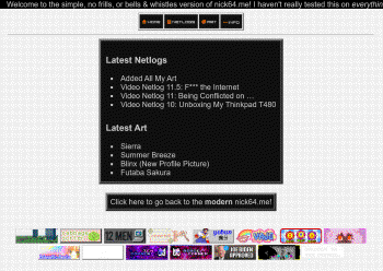 The homepage for simple.nick64.me